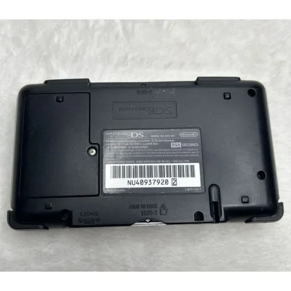 Nintendo DS NTR-001 Silver With Princess Peaches Skin with USB Charger WORKING - Picture 3 of 13